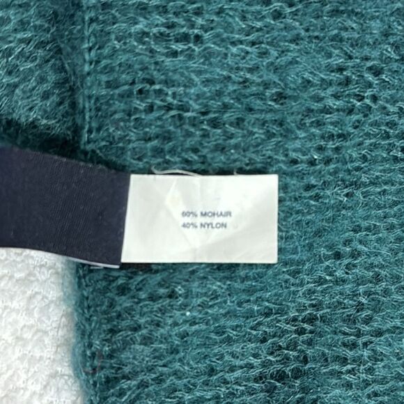 Gap Women Multi Color Block Mohaire Nylon Blend Scarf - Picture 4 of 10